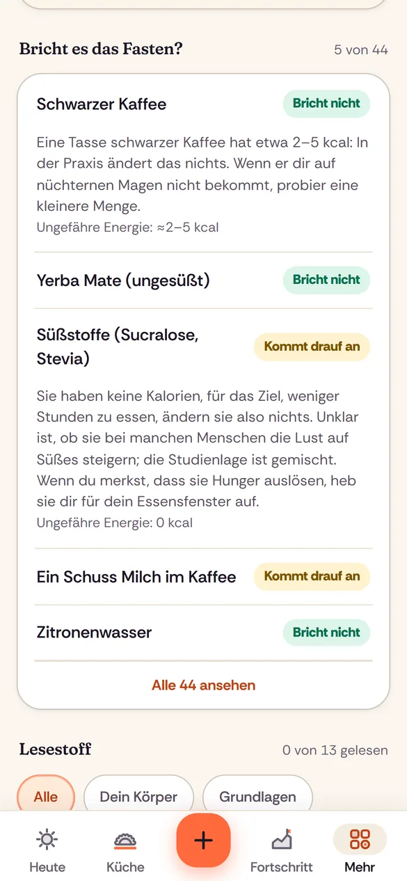 Bricht Kaffee das Fasten? 44 Antworten
