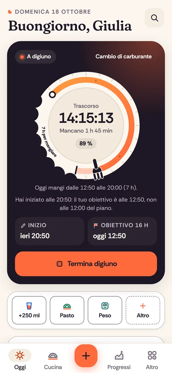 Digiuna al tuo ritmo. Gratis, senza pubblicità