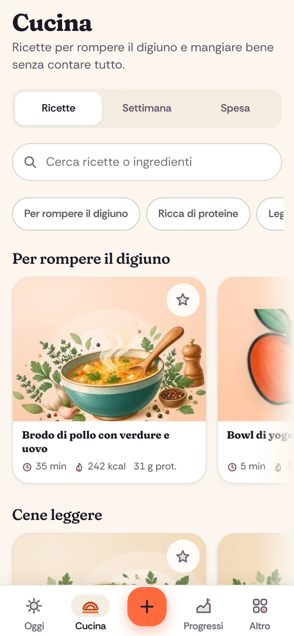 Ricette per rompere il digiuno, gratis